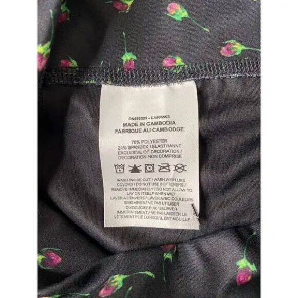 Nike One Luxe Dri fit rose print training leggings large - Picture 5 of 5